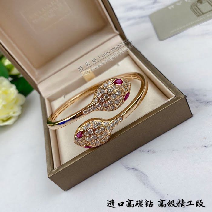 Bvlgari飾品 寶格麗新款雙頭蛇手鐲 全網爆款  zgbq3277